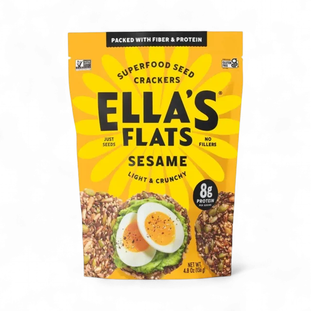 Ella's Flats - Sesame Original Superfood Seed Crackers