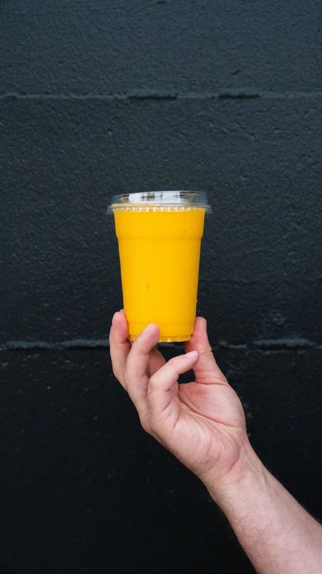 Mango Passionfruit Blended Lemonade