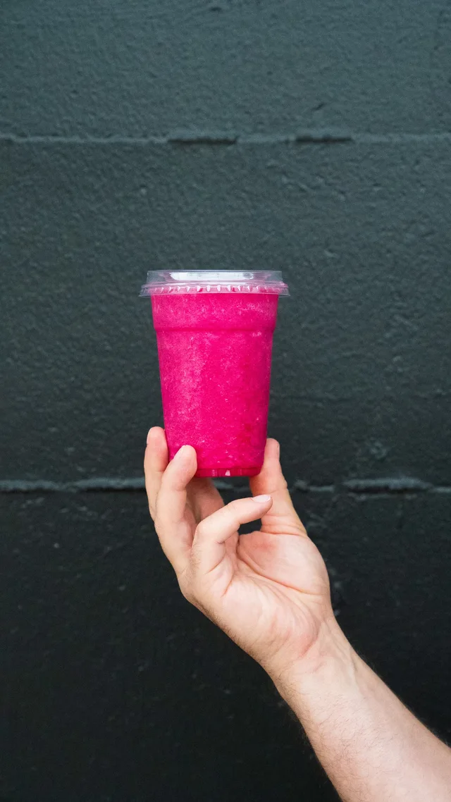 Dragonfruit Pineapple Blended Lemonade