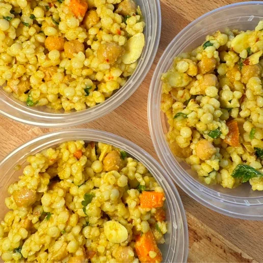 Roasted Carrot Apricot Couscous