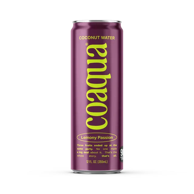 Coaqua - Lemony Passion Coconut Water