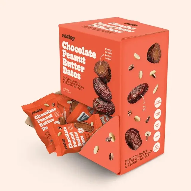 Realsy - Chocolate Peanut Butter Dates, Single