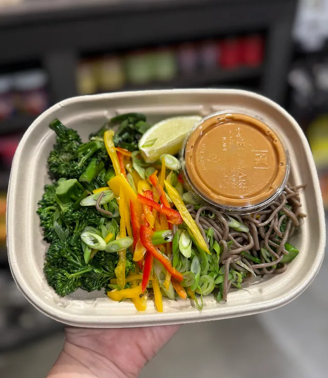 Peanut Lime Soba Bowl (Vegan)