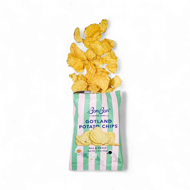 BonBon - Dill and Pickle Potato Chips, 1.4oz
