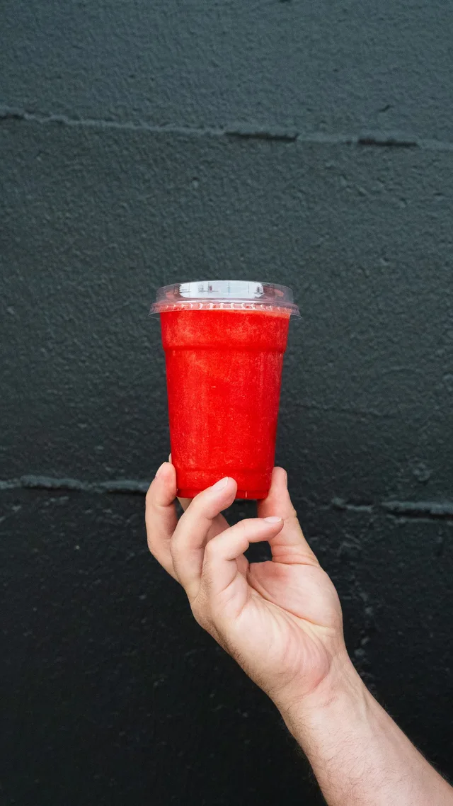 Strawberry Raspberry Blended Lemonade