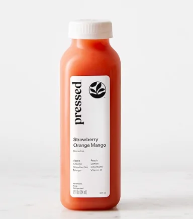 Pressed - Wellness Smoothie, Strawberry Orange Mango