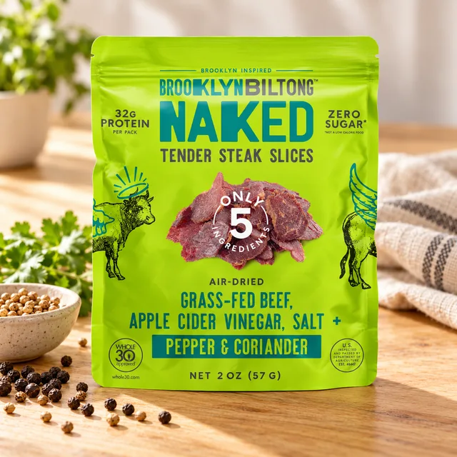 Brooklyn Biltong -  Pepper & Coriander Steak Slices