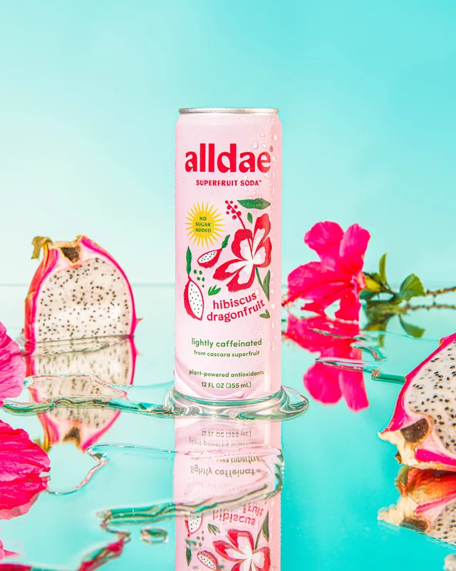 Alldae - Hibiscus Dragonfruit Soda