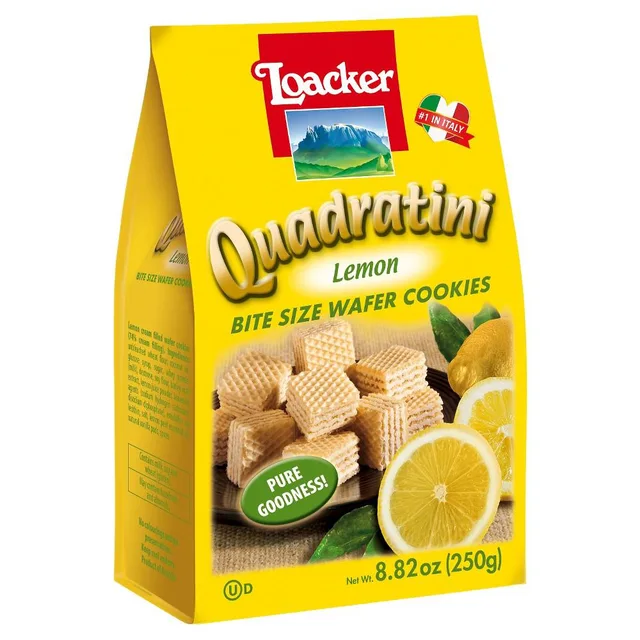 Quadratini - Lemon Wafer Cookies