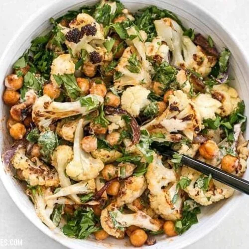 Roasted Cauliflower Salad