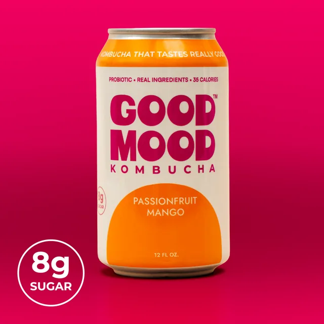 Good Mood Kombucha - Passionfruit Mango