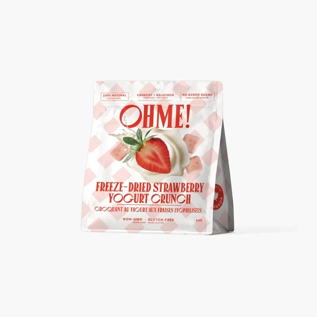 OHME! - Freeze-Dried Strawberry Yogurt Crunch, 44g