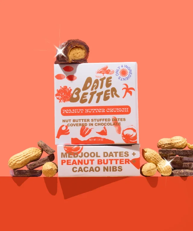 Date Better - Peanut Butter Crunch Chocolate Covered Dates