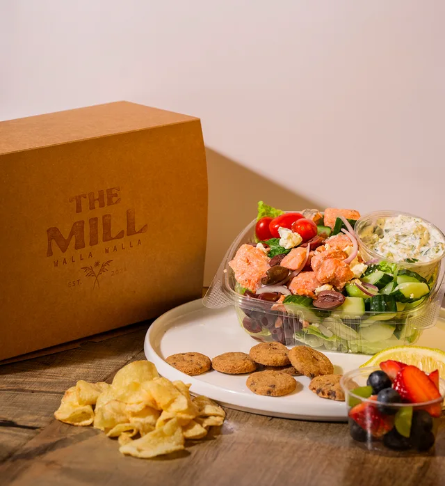 Boxed Lunch: Greek Salmon Salad