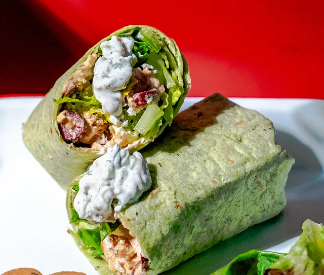 Souvlaki Chicken Wrap