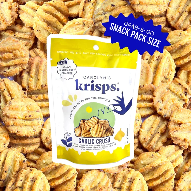 Carolyn's - Garlic Crush Krisps, GF, Vegan