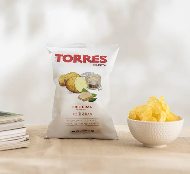 Torres - Foie Gras Potato Chips 50g | SMALL BAG