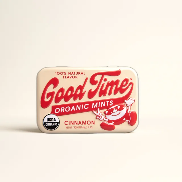 Good Time Organic Mints - Cinnamon