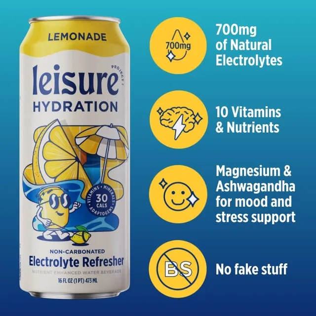 Leisure Hydration - Electrolyte Lemonade