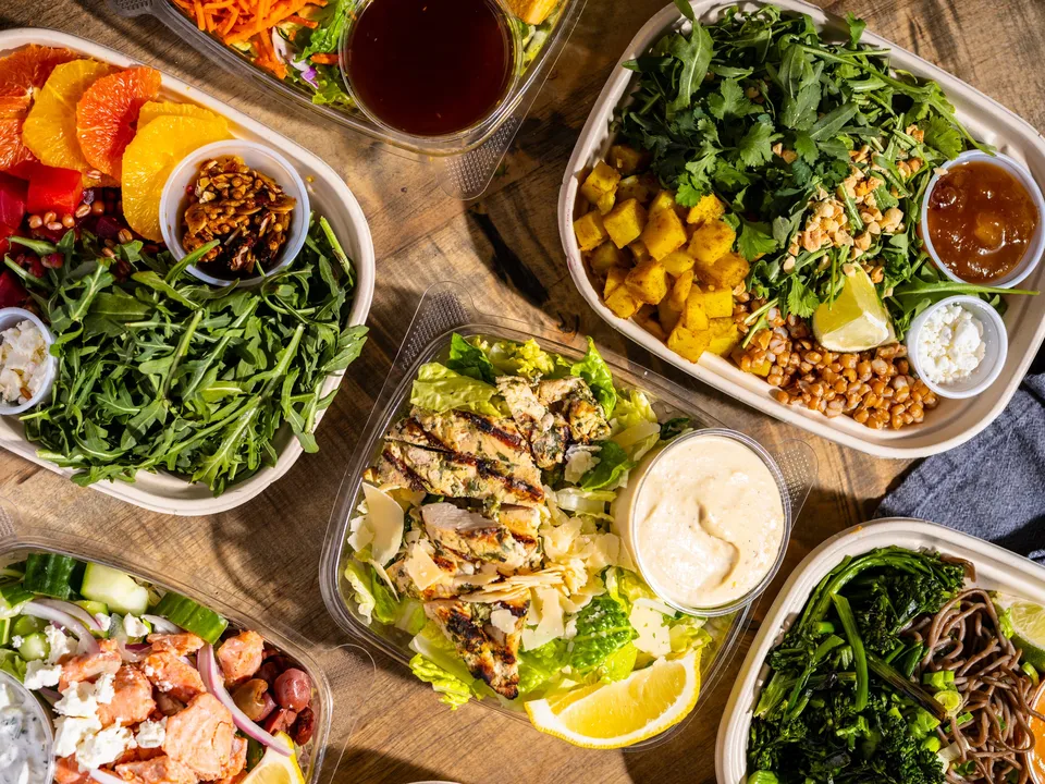 A catering spread from The Mill