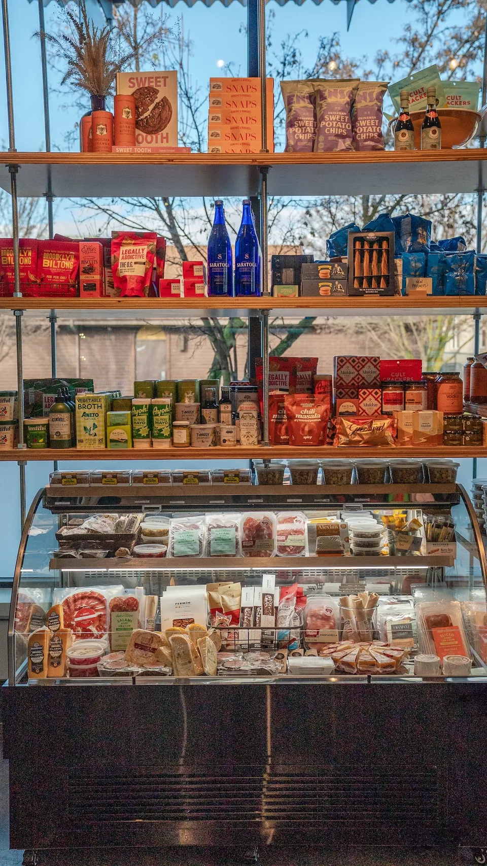 The shelves at The Mill